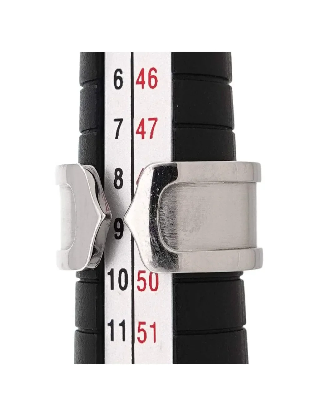 Cartier C2 48 Ring 18k WG White Gold 750 2C